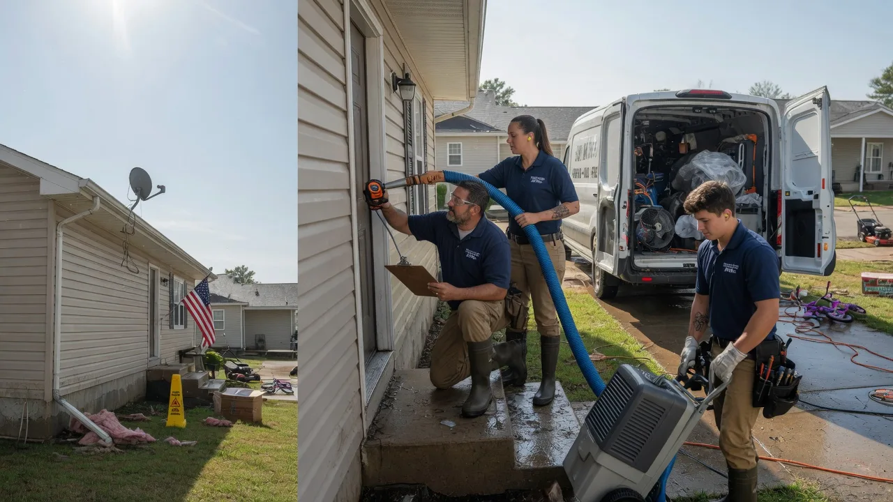 Ceiling Water Damage Restoration in Wingett Run, OH near me